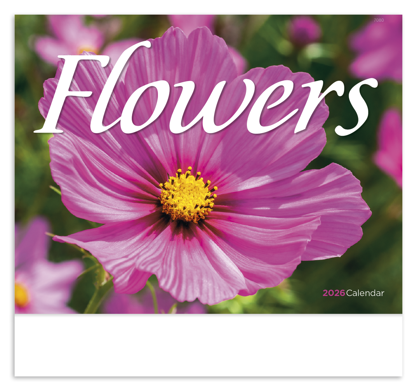 Good Value Flowers Stapled Calendar-7280