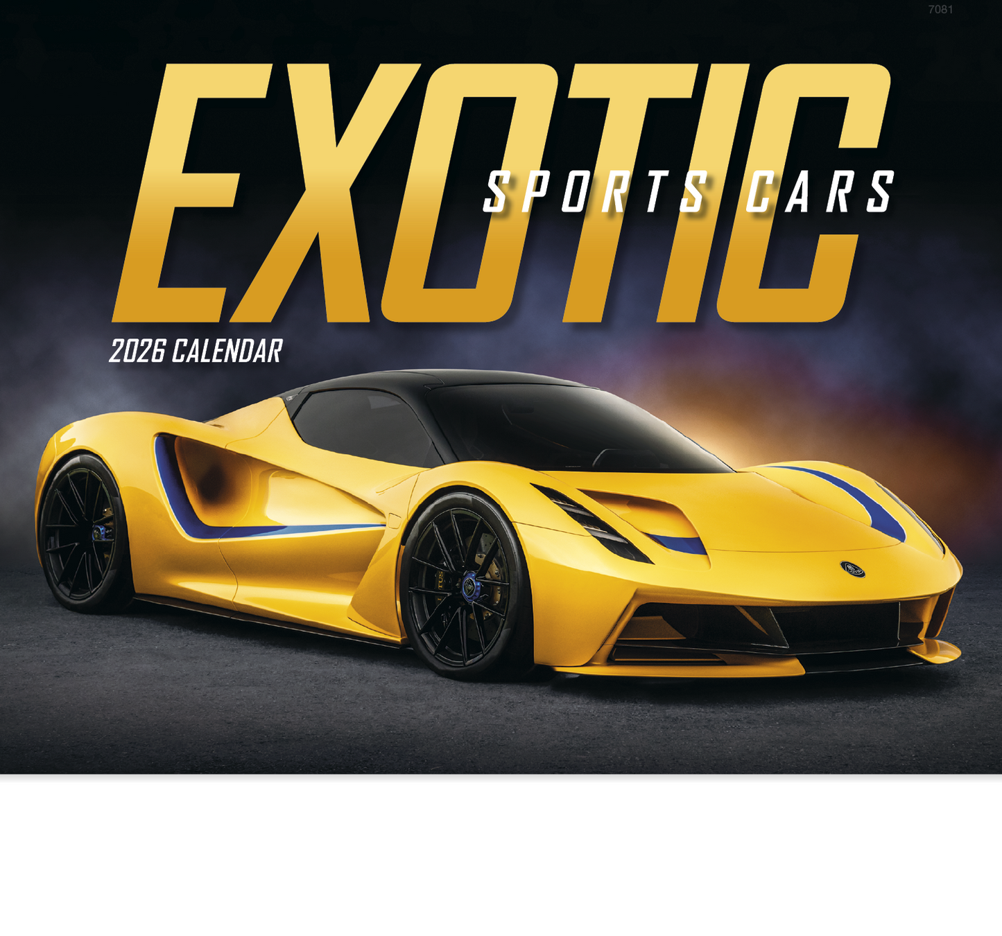 Good Value Exotic Sports Cars Stapled Calendar-7281