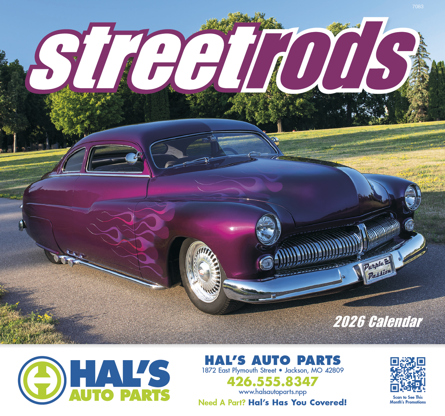 Good Value Street Rods Stapled Calendar-7283