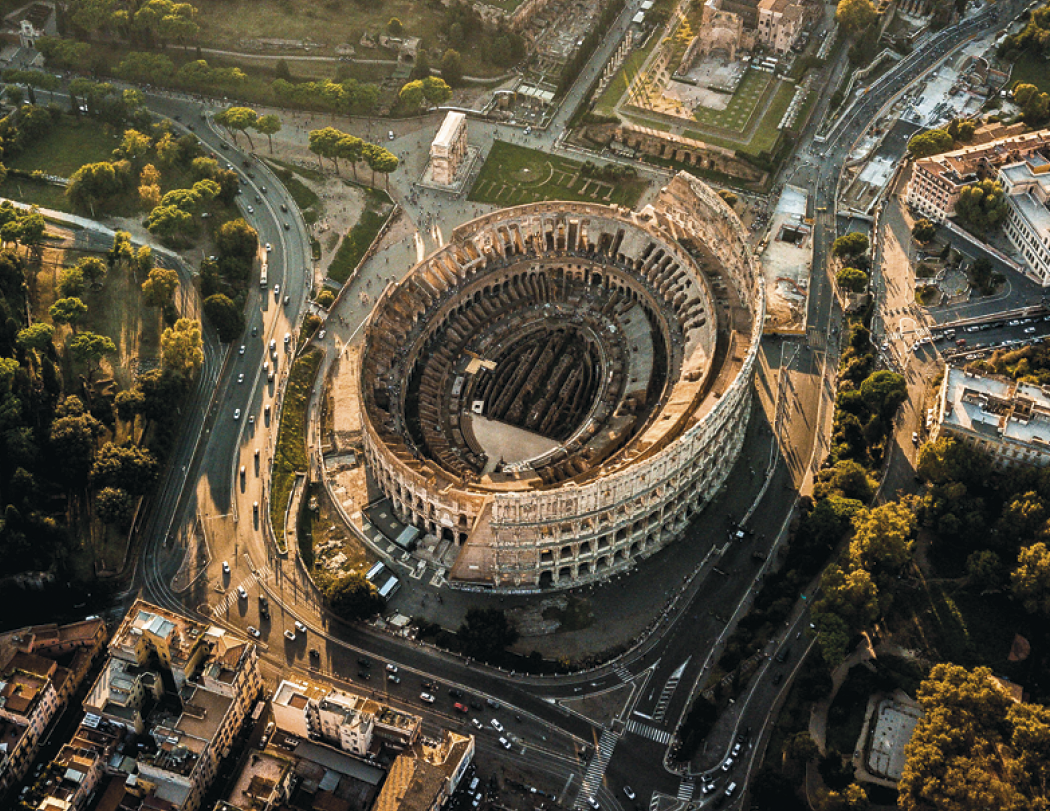 Good Value View from Above Stapled Calendar-7284
