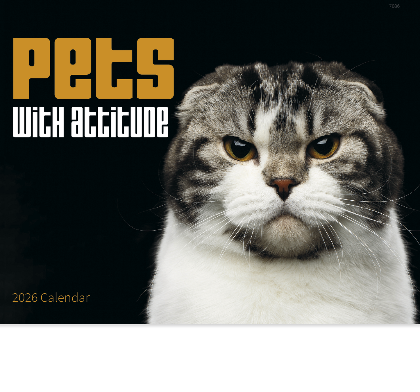 Good Value Pets with Attitude Stapled Calendar-7286