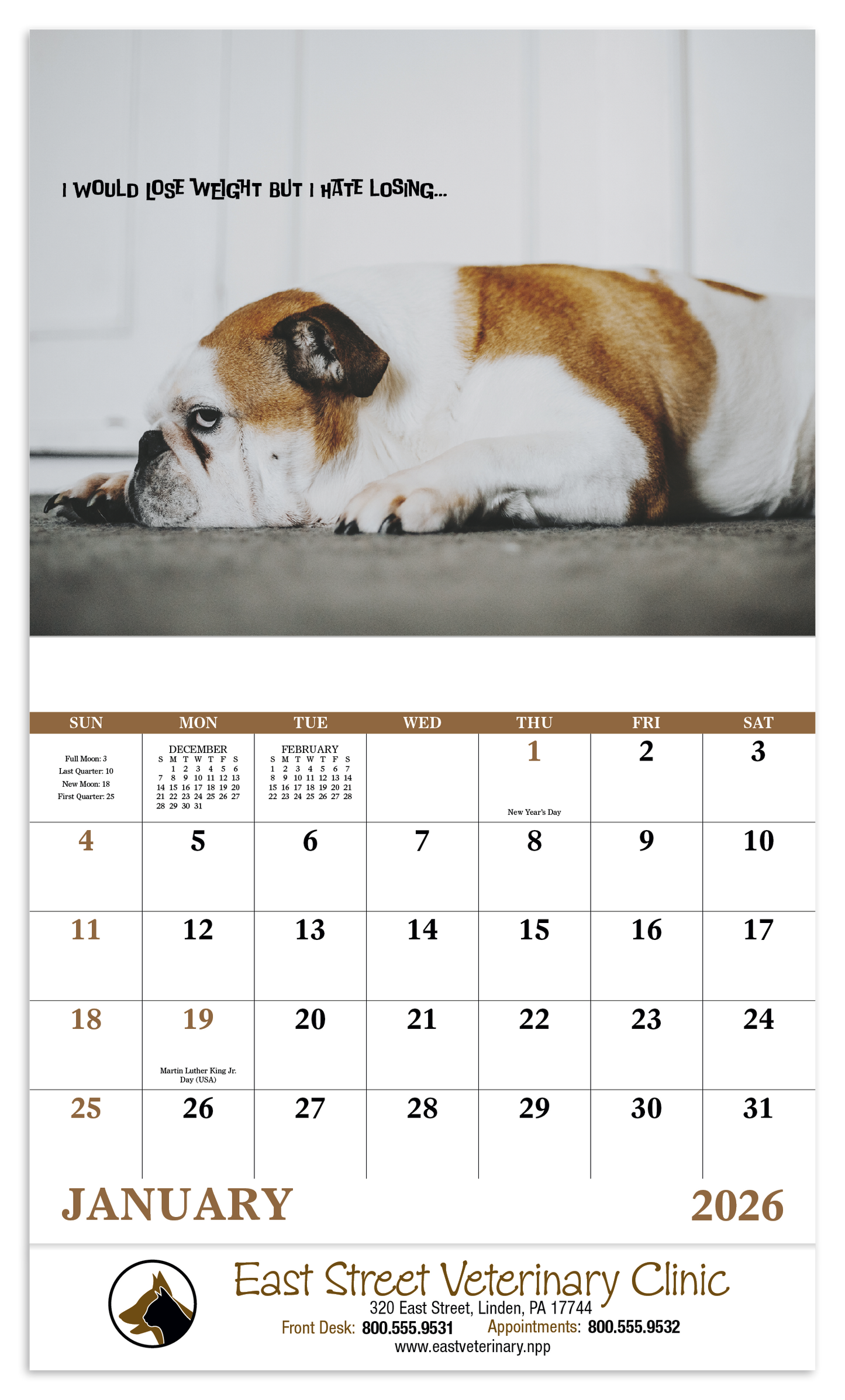 Good Value Pets with Attitude Stapled Calendar-7286