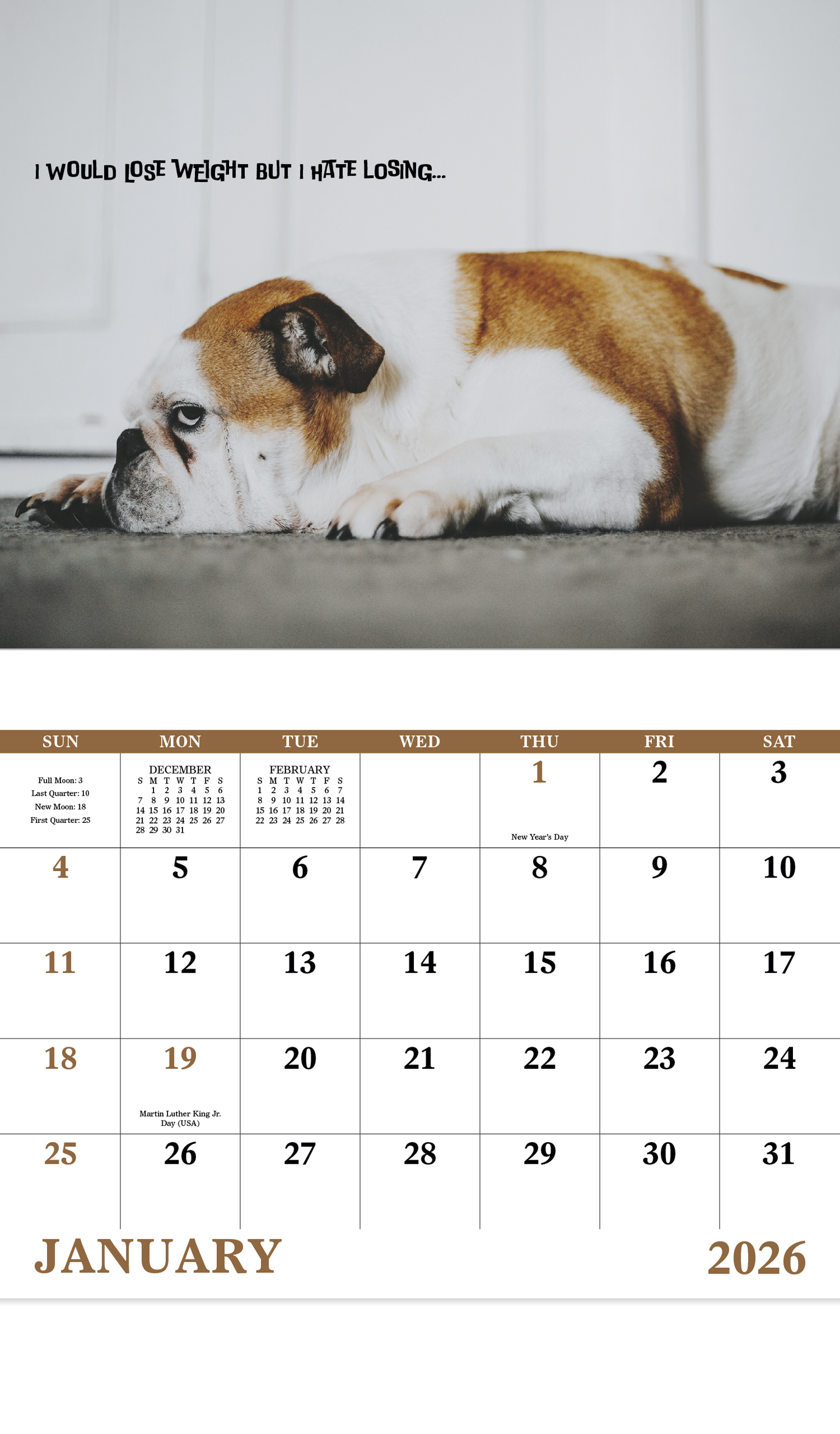 Good Value Pets with Attitude Stapled Calendar-7286
