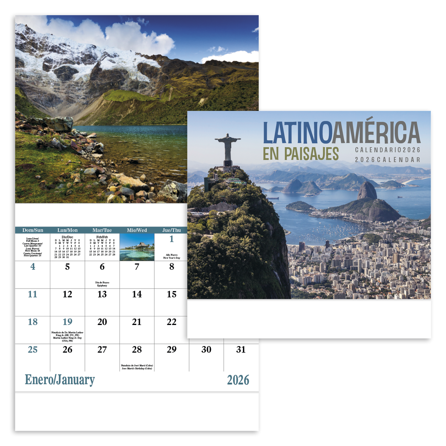 Good Value Latinoamerica en Paisajes Stapled Calendar-7288