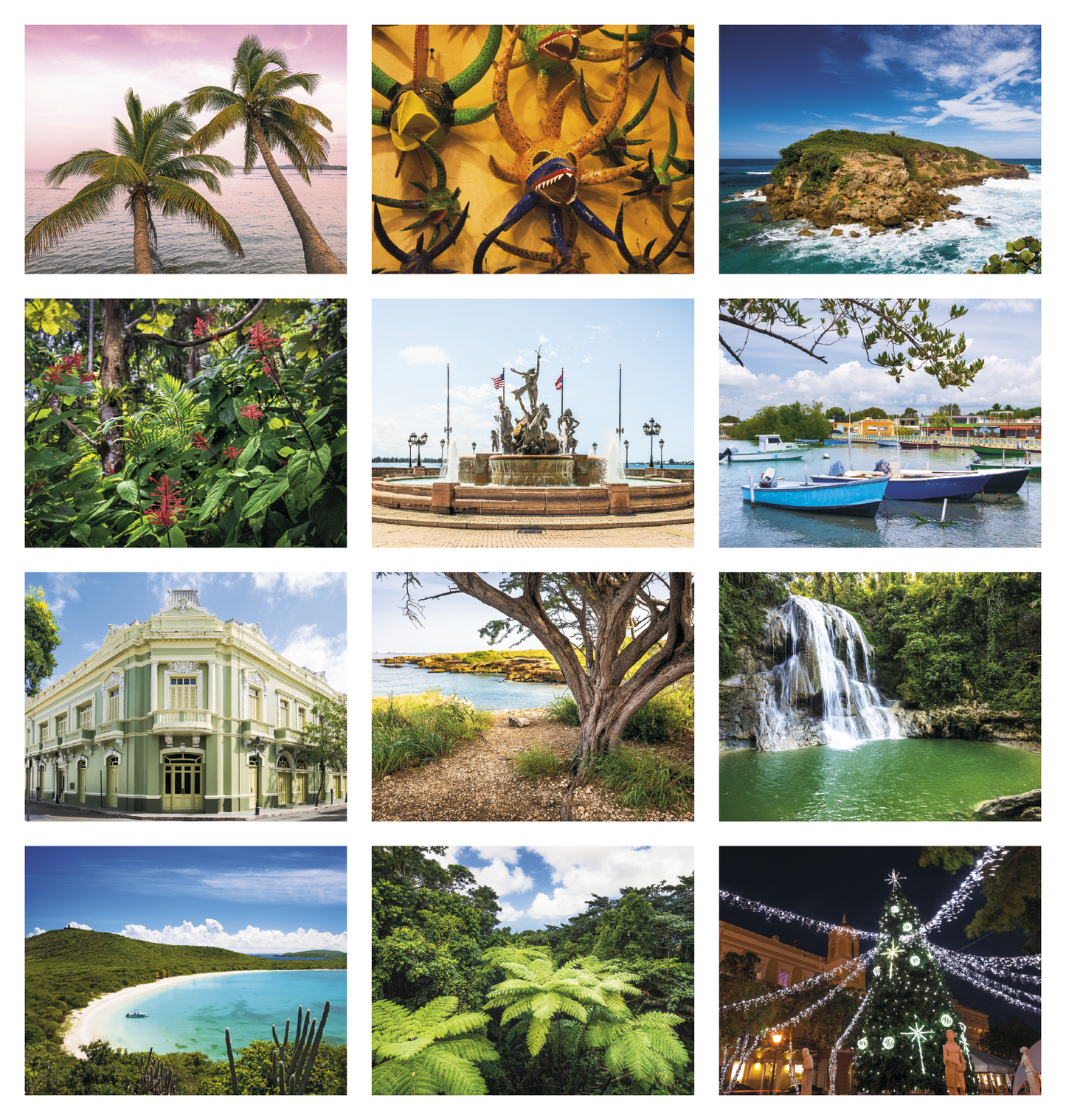 Good Value Puerto Rico Stapled Calendar-7289