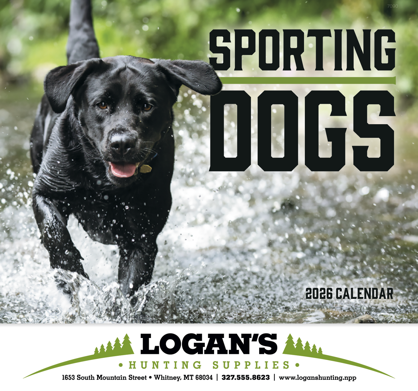 Good Value Sporting Dogs Stapled Calendar-7290