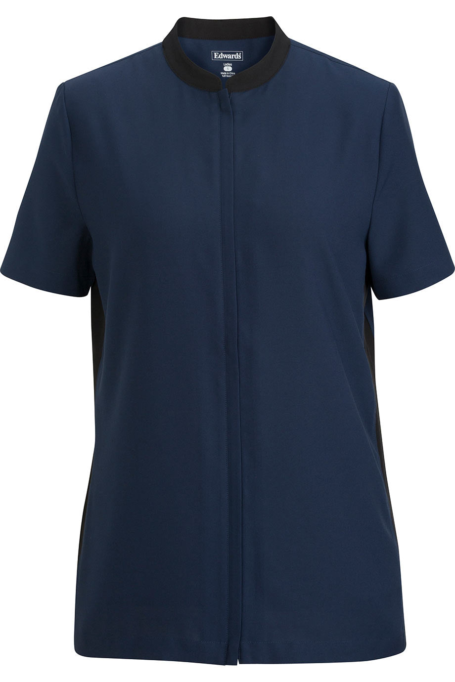 Ladies Essential Soft-Stretch Full-Zip Poly Tunic