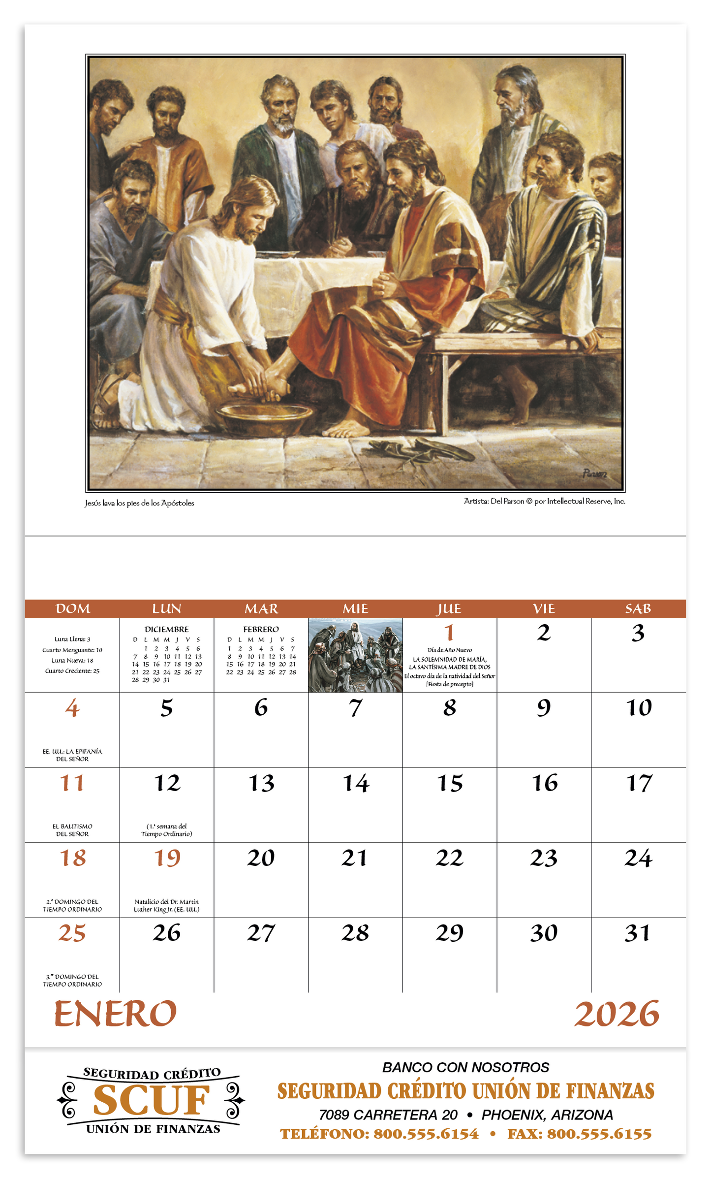 Good Value Regalo de Dios Stapled Calendar-7295