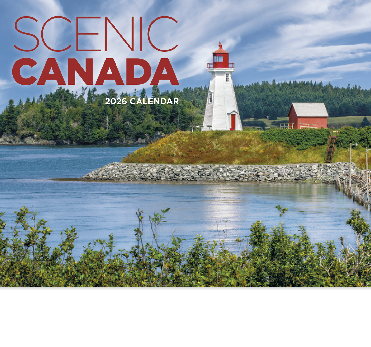 Good Value Scenic Canada Stapled Calendar-7302