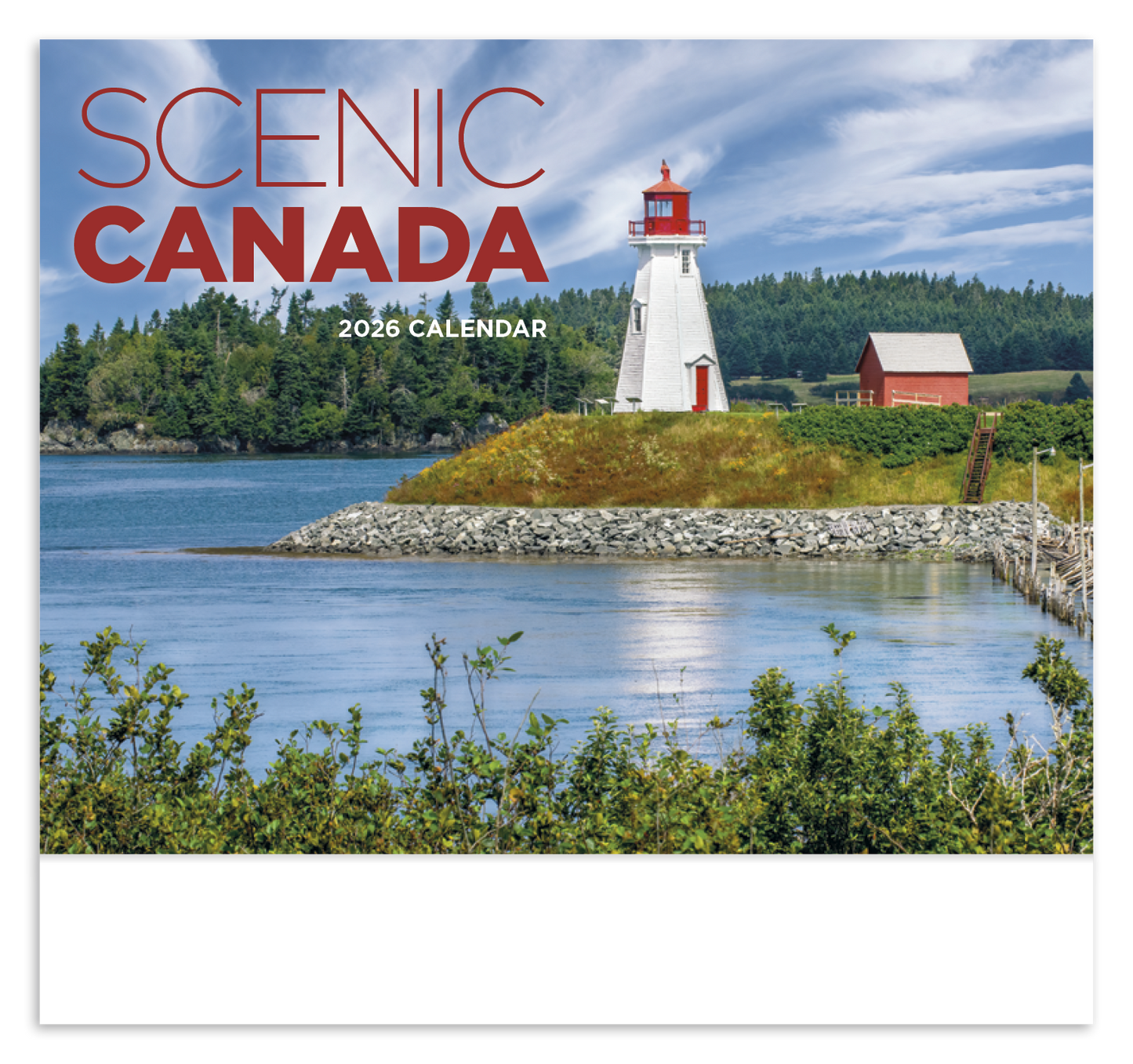 Good Value Scenic Canada Stapled Calendar-7302