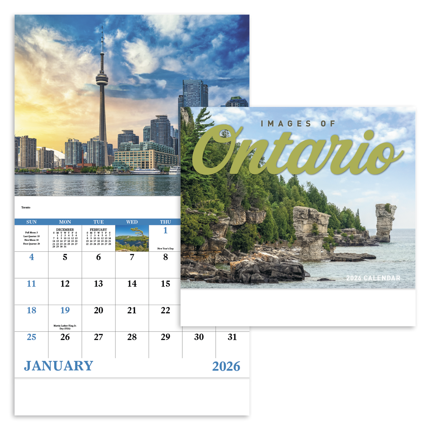 Good Value Images of Ontario Stapled Calendar-7306