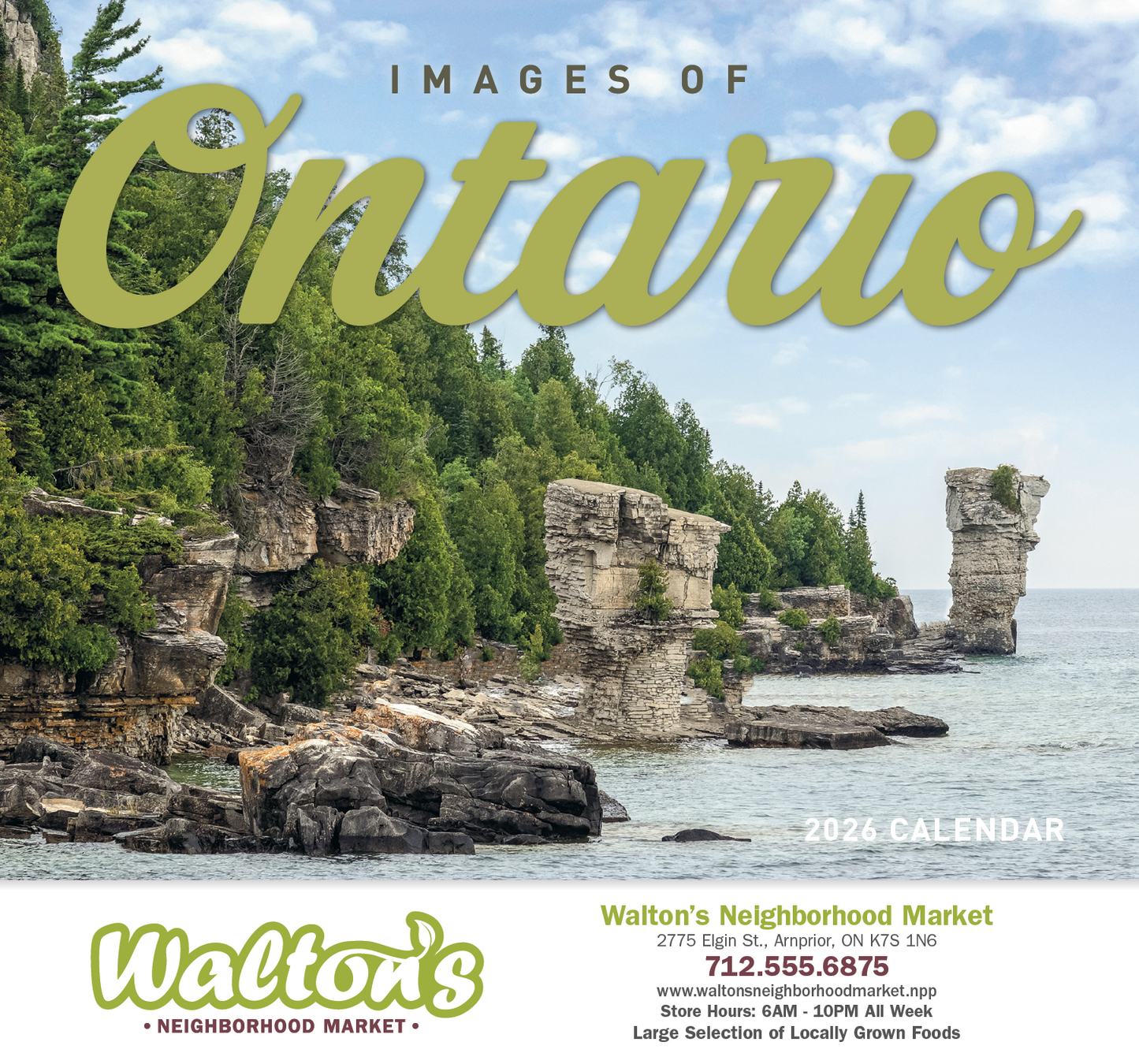 Good Value Images of Ontario Stapled Calendar-7306