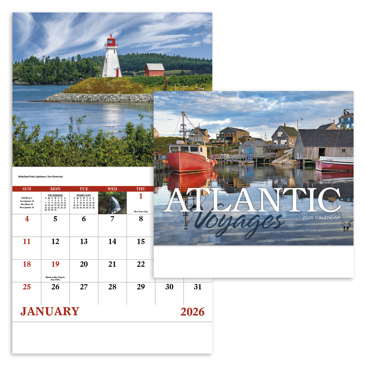 Good Value Atlantic Voyages Stapled Calendar-7310