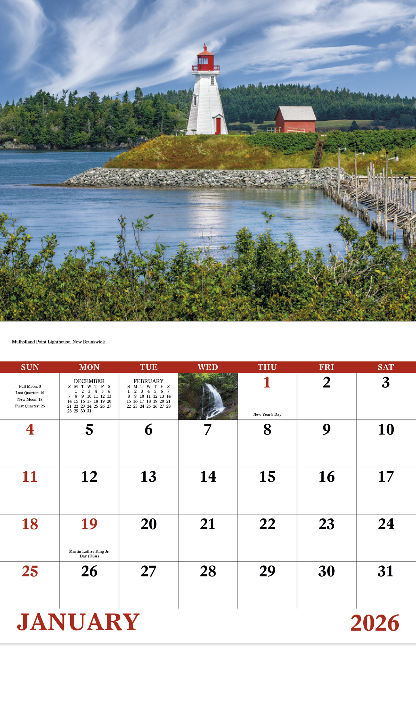 Good Value Atlantic Voyages Stapled Calendar-7310