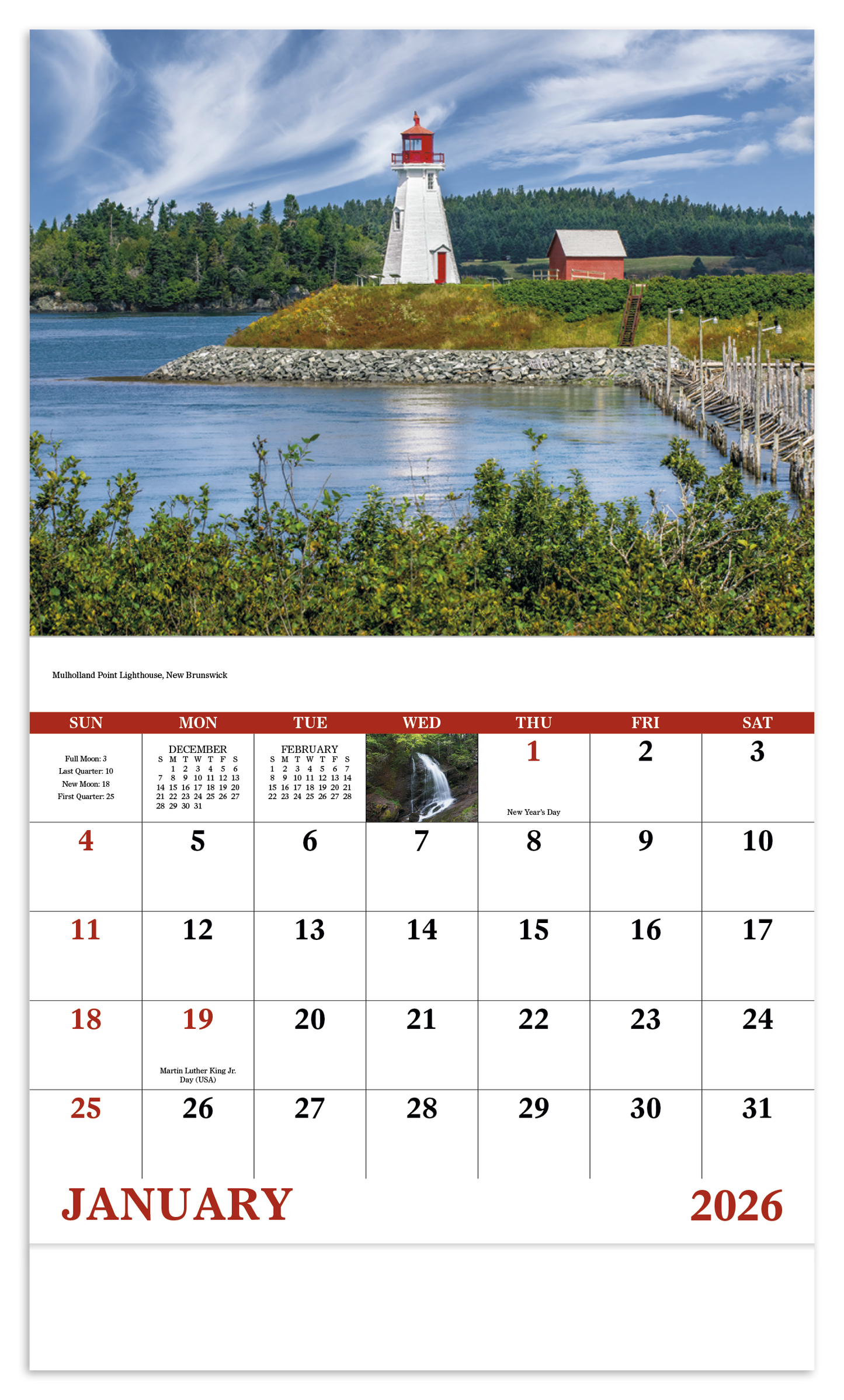 Good Value Atlantic Voyages Stapled Calendar-7310