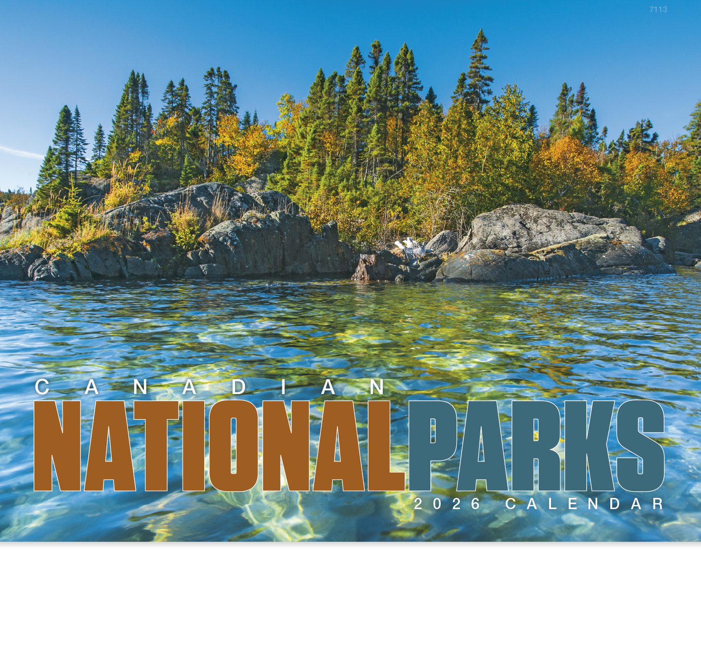 Good Value Canadian National Parks Stapled Calendar-7313