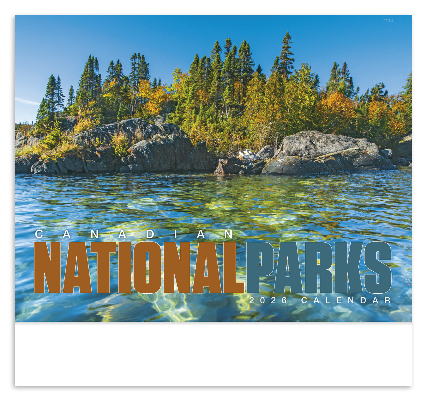 Good Value Canadian National Parks Stapled Calendar-7313