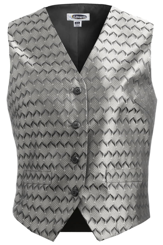 Ladies Swirl Brocade Vest