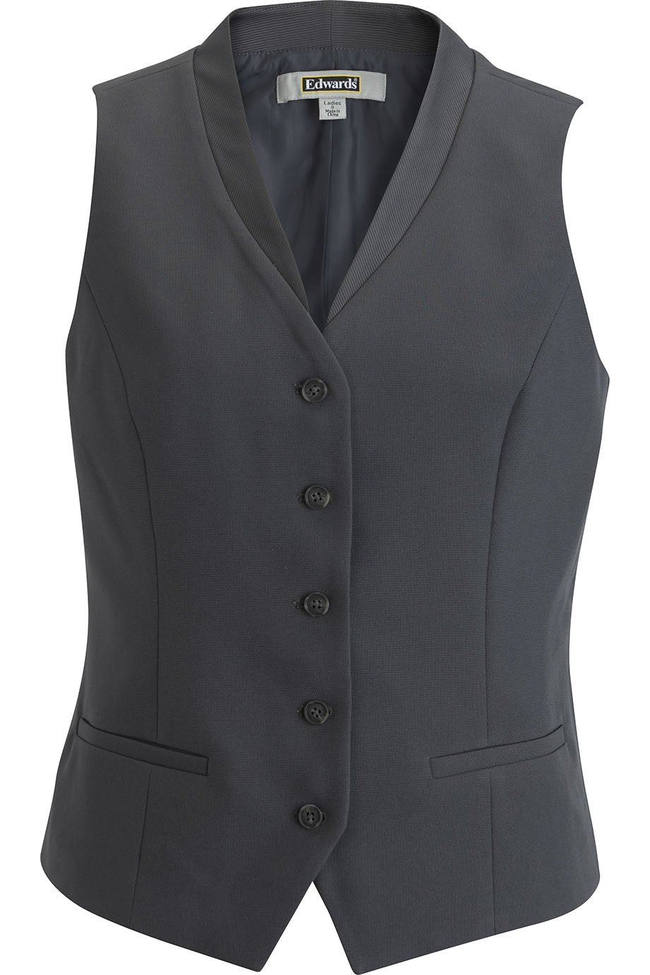 Ladies Ottoman Trim Vest