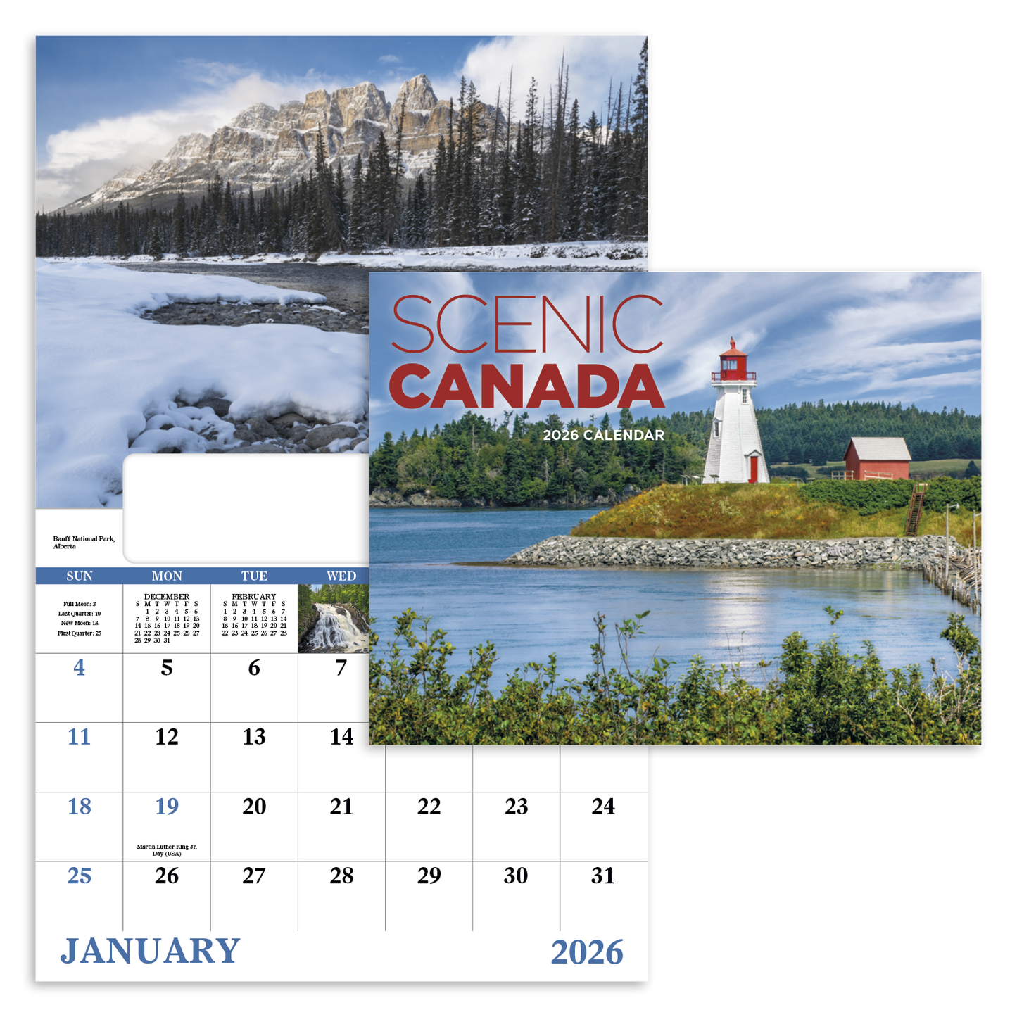 Good Value Scenic Canada Window Calendar-7502