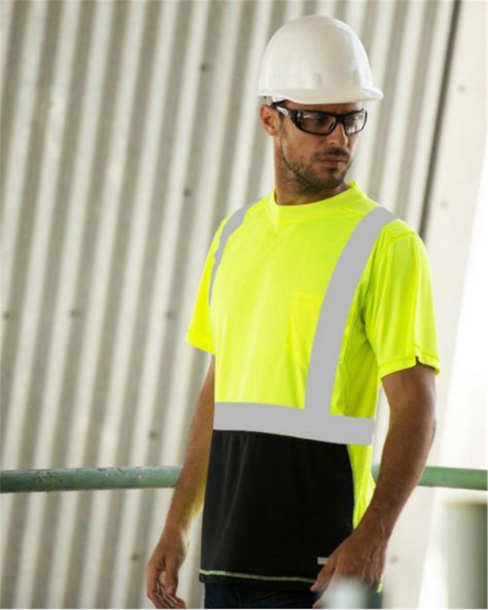 Kishigo Black Bottom Class 2 T-Shirt - 9162