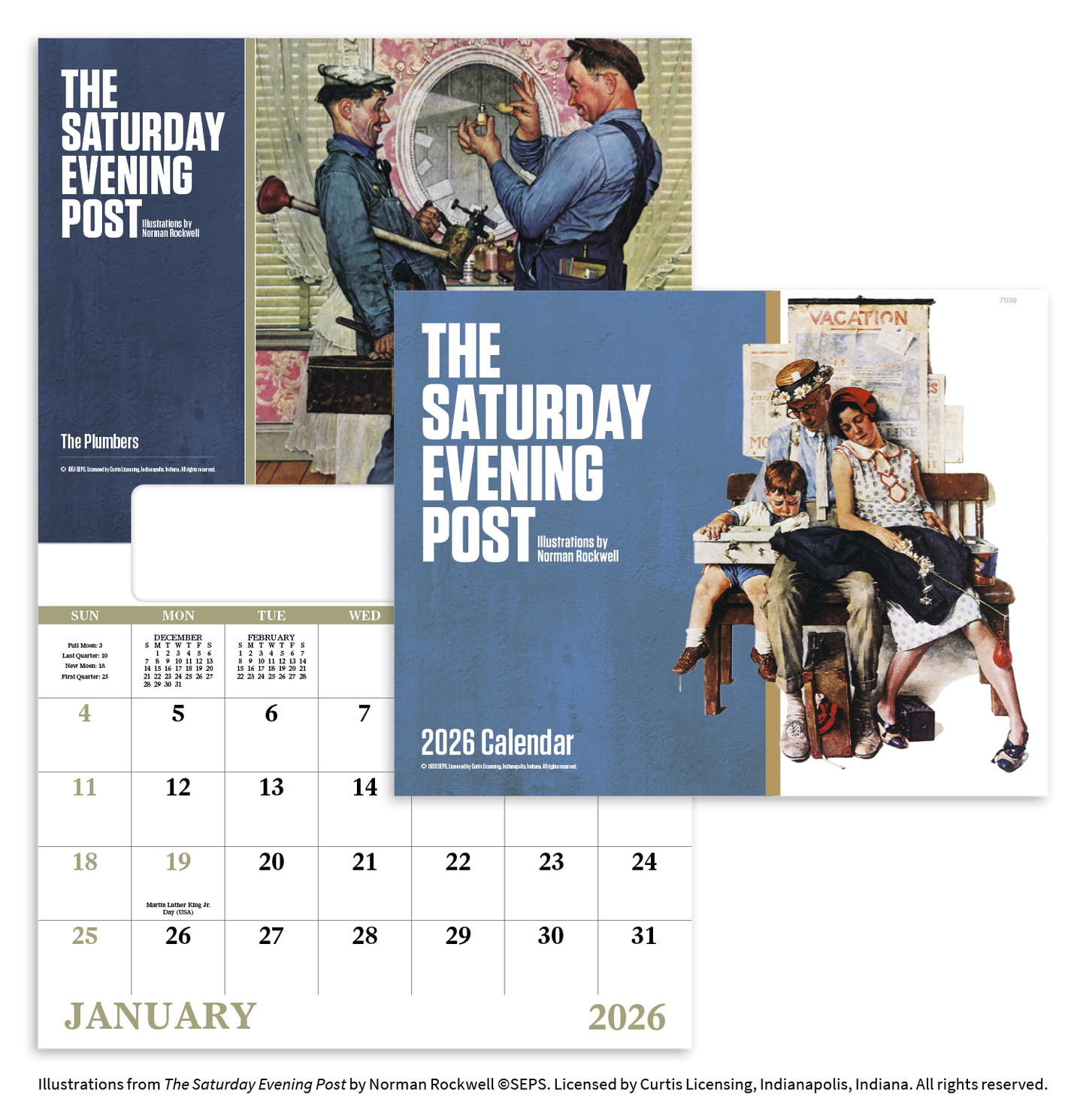 Good Value The Saturday Evening Post Window Calendar-7539