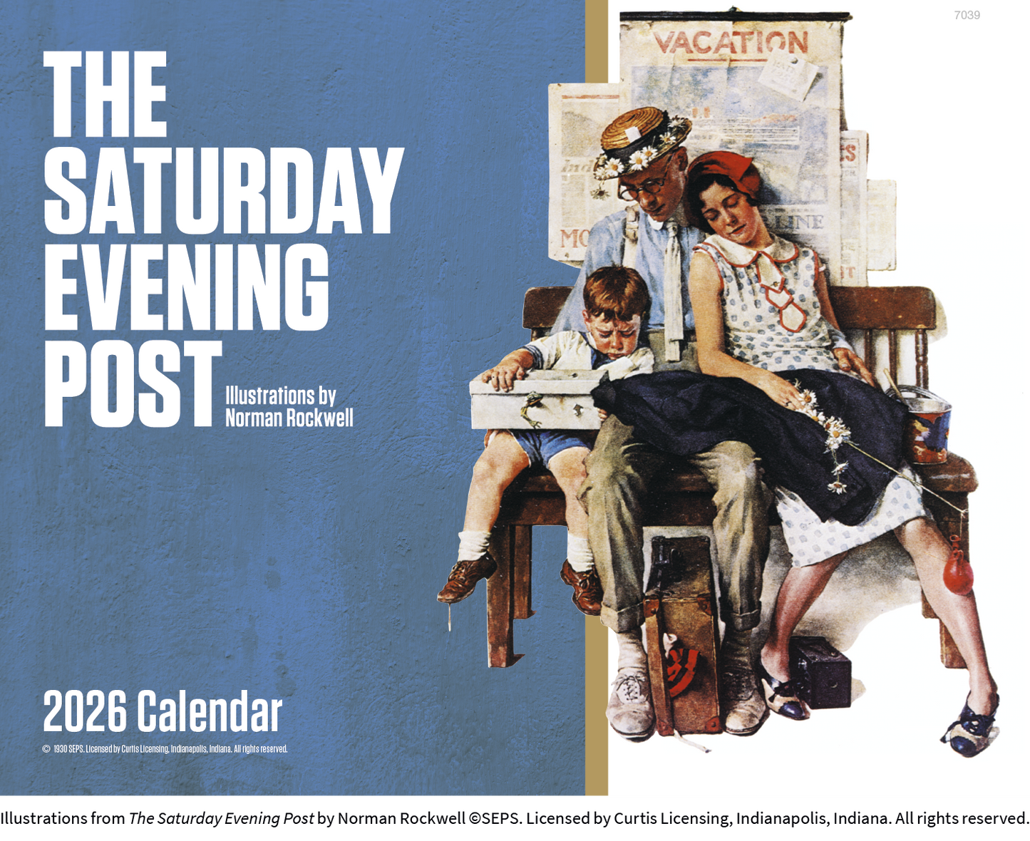 Good Value The Saturday Evening Post Window Calendar-7539