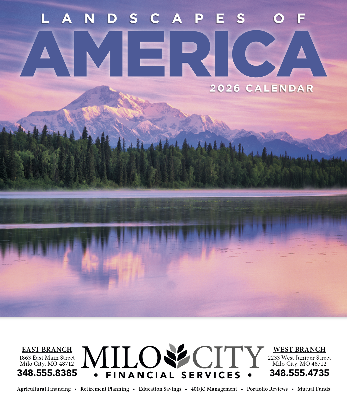 Good Value Landscapes of America Mini Calendar-7702