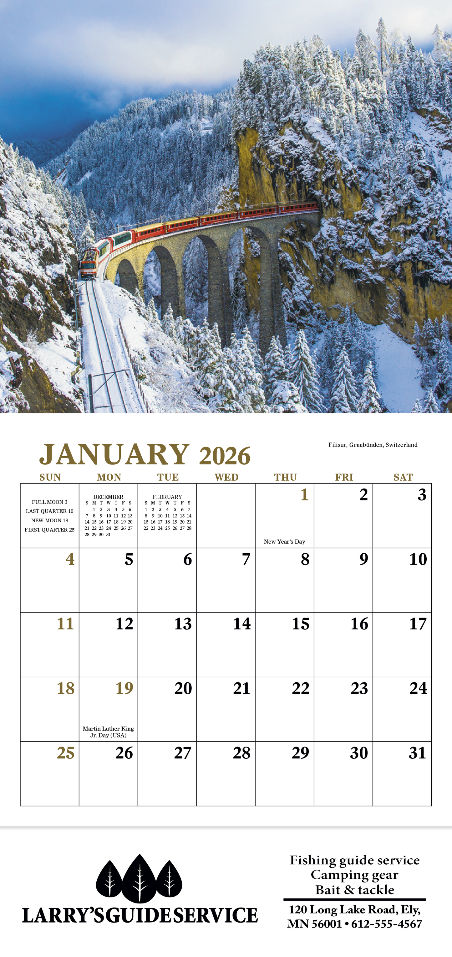Good Value Glorious Getaways Mini Calendar-7726