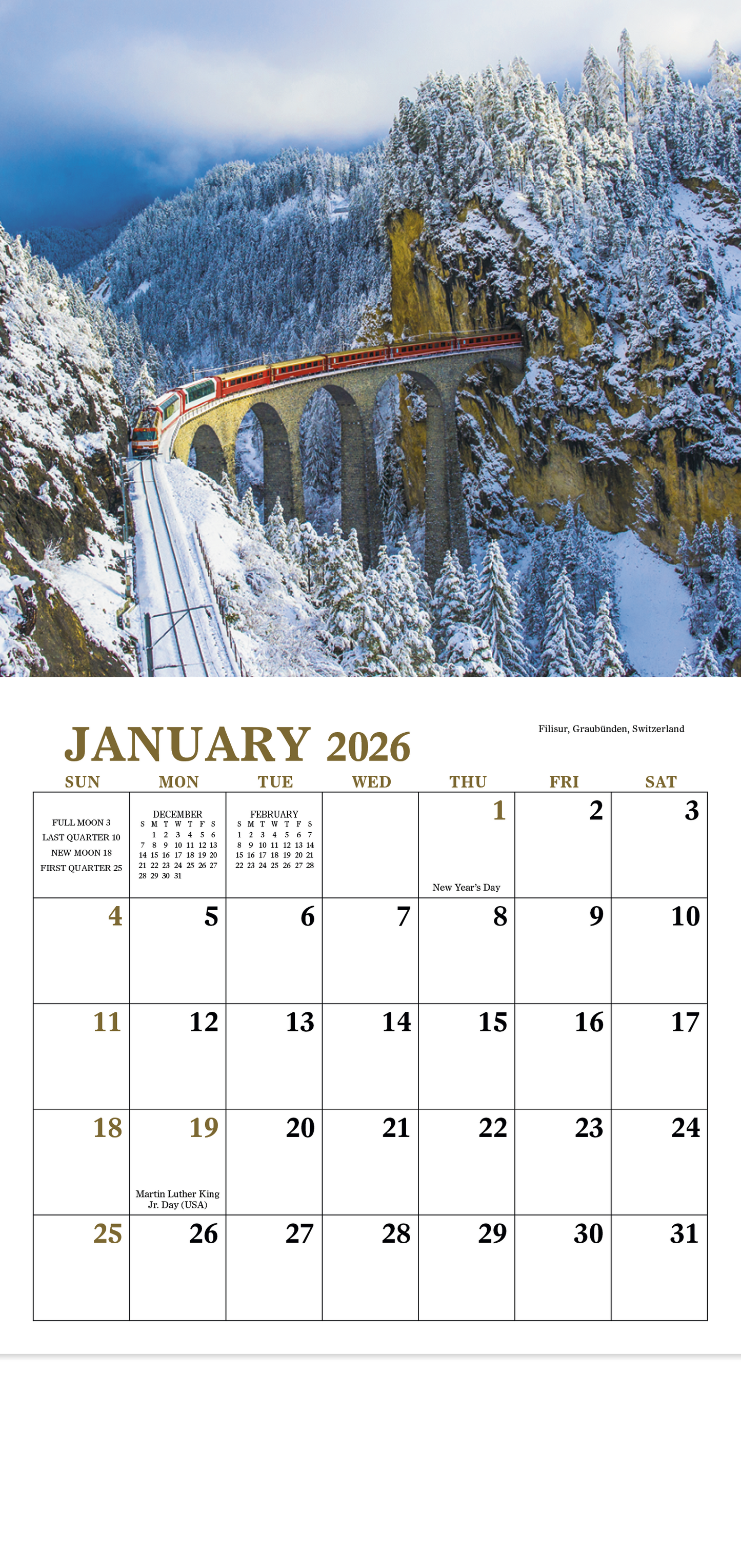 Good Value Glorious Getaways Mini Calendar-7726