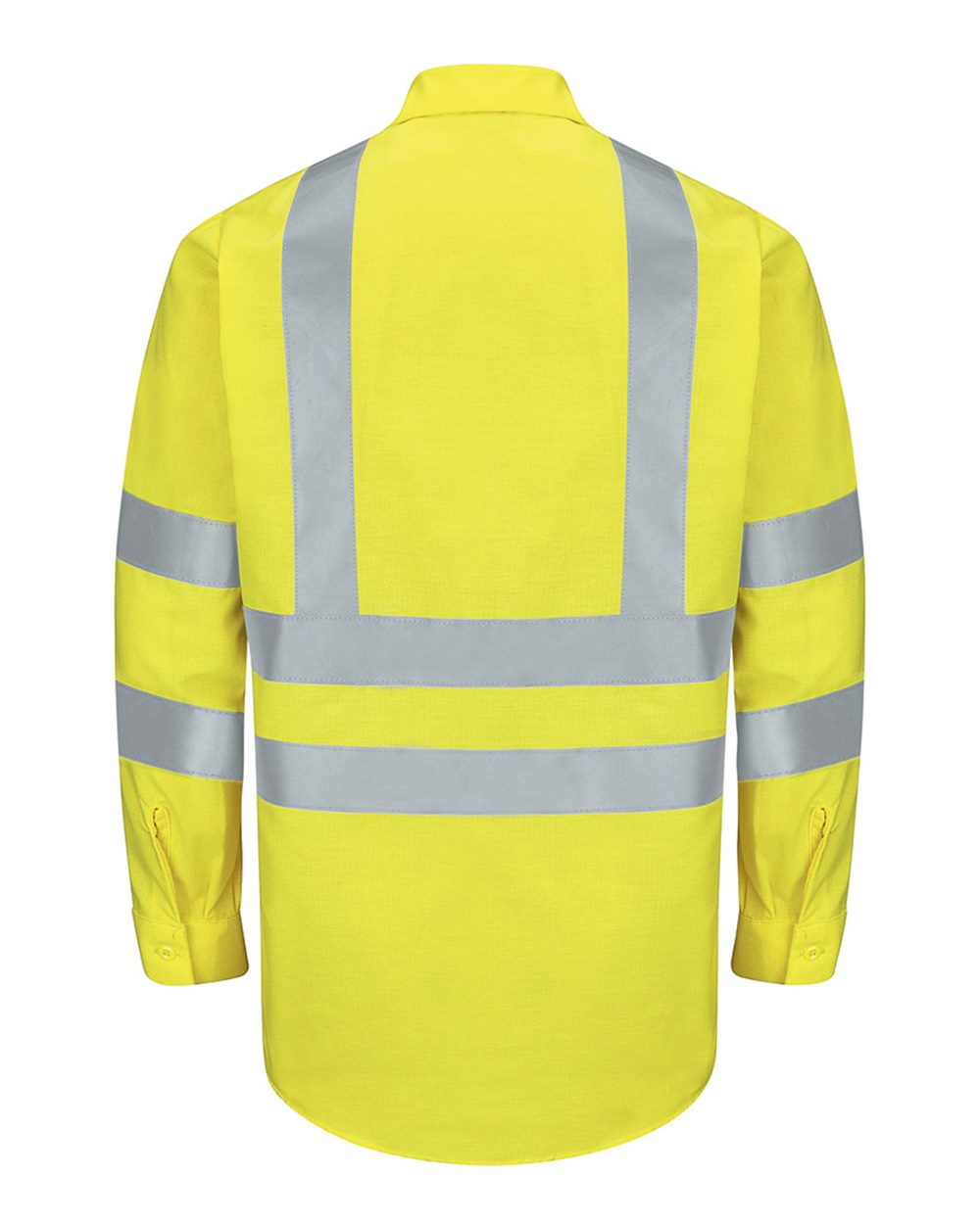 Red Kap Enhanced & Hi-Visibility Long Sleeve Work Shirt - Tall Sizes - SY14T