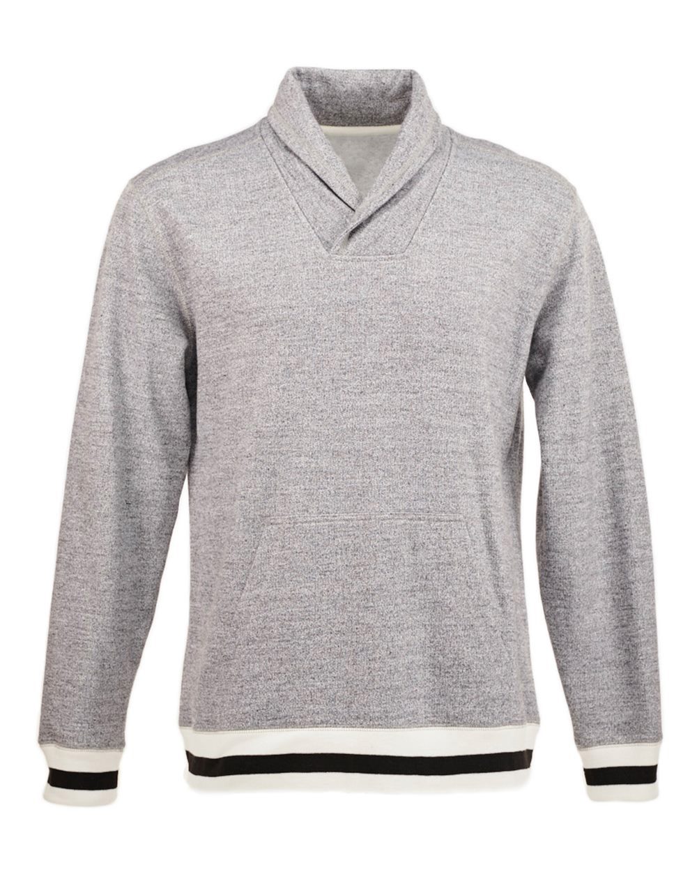 J. America Peppered Fleece Shawl Collar - 8704