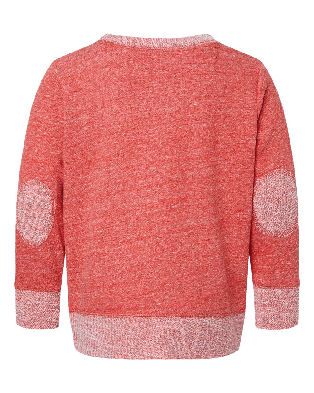 LAT Youth Harborside Mélange French Terry Long Sleeve with Elbow Patches - 2279