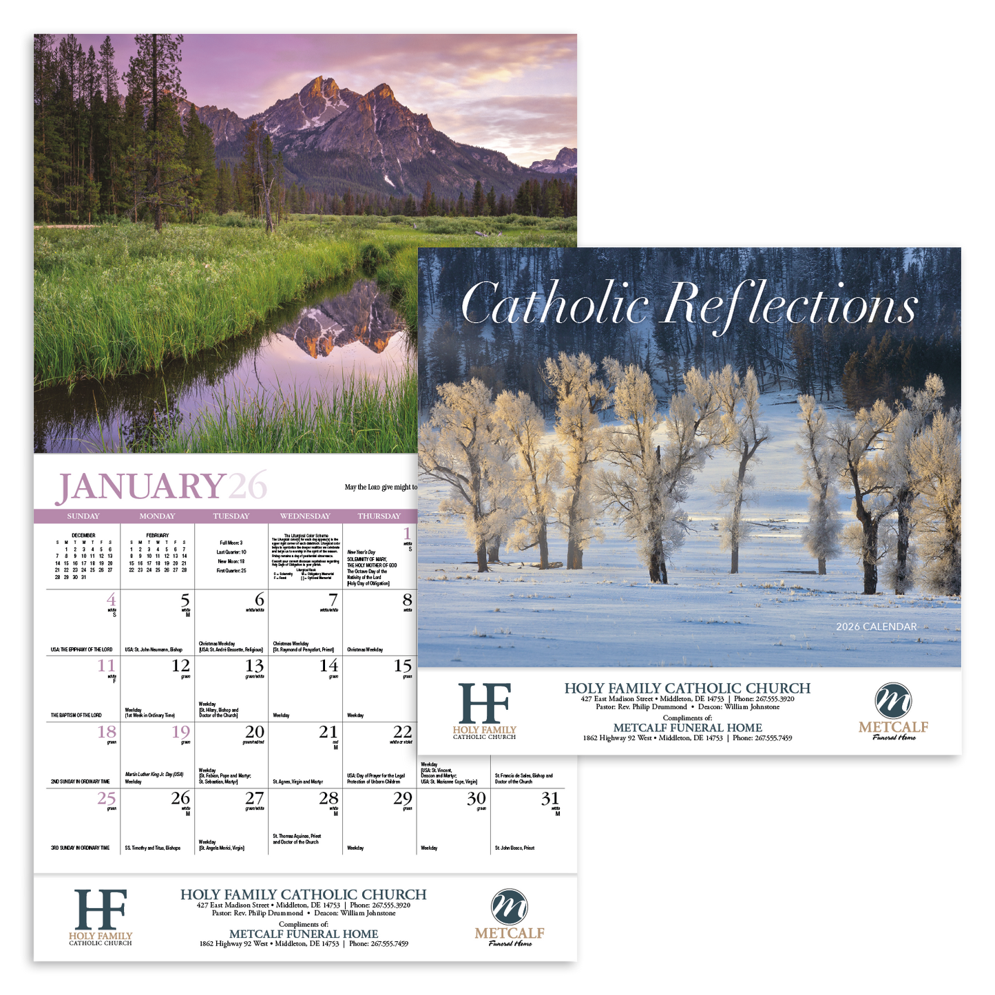 HotLine Products Catholic Reflections Appointment Calendar Stapled-809