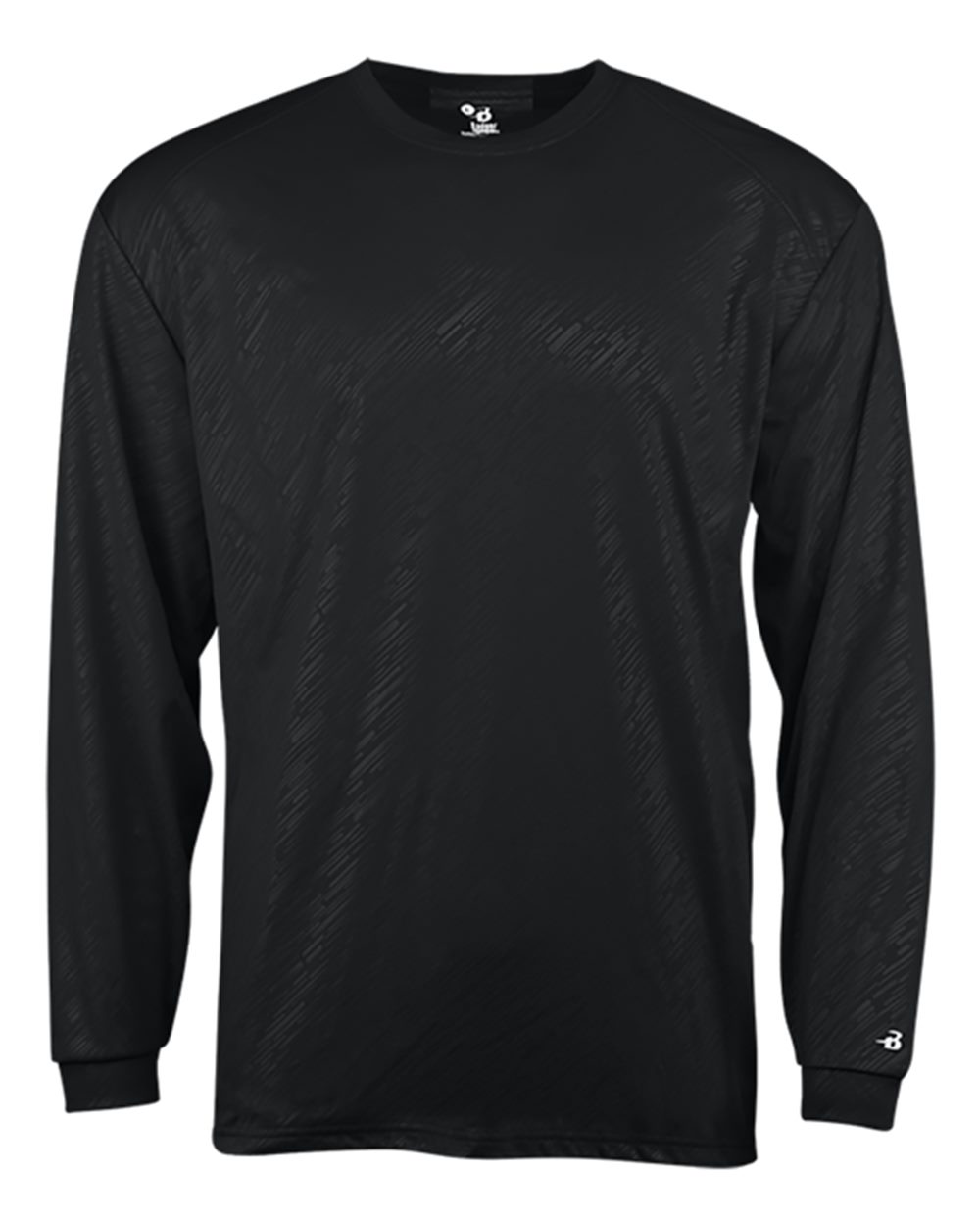 Badger Youth Line Embossed Long Sleeve T-Shirt - 2145