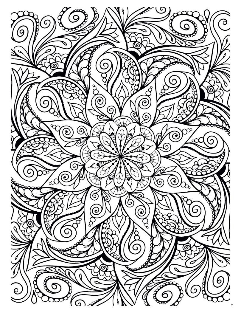 Good Value Adult Coloring Book Planner-8200