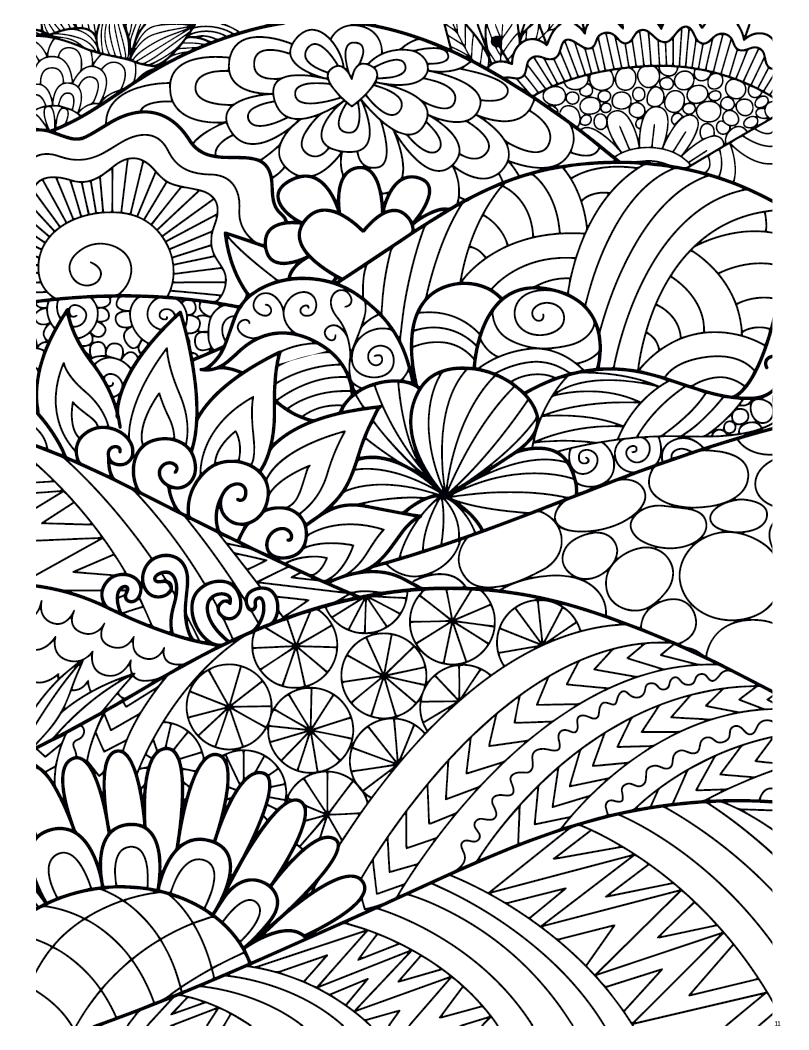 Good Value Adult Coloring Book Planner-8200