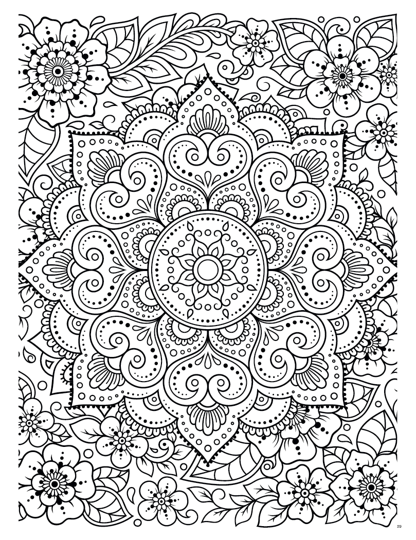 Good Value Adult Coloring Book Planner-8200