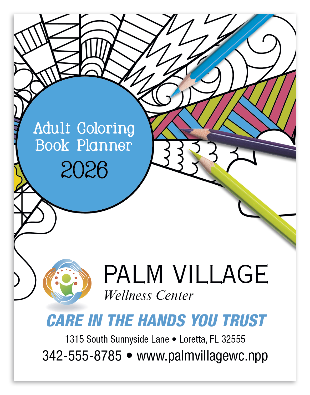 Good Value Adult Coloring Book Planner-8200