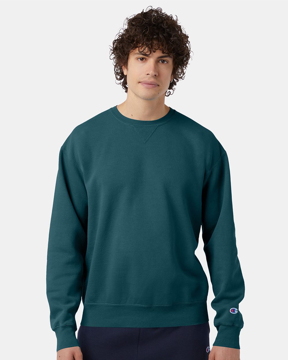 Champion Garment-Dyed Crewneck Sweatshirt - CD400