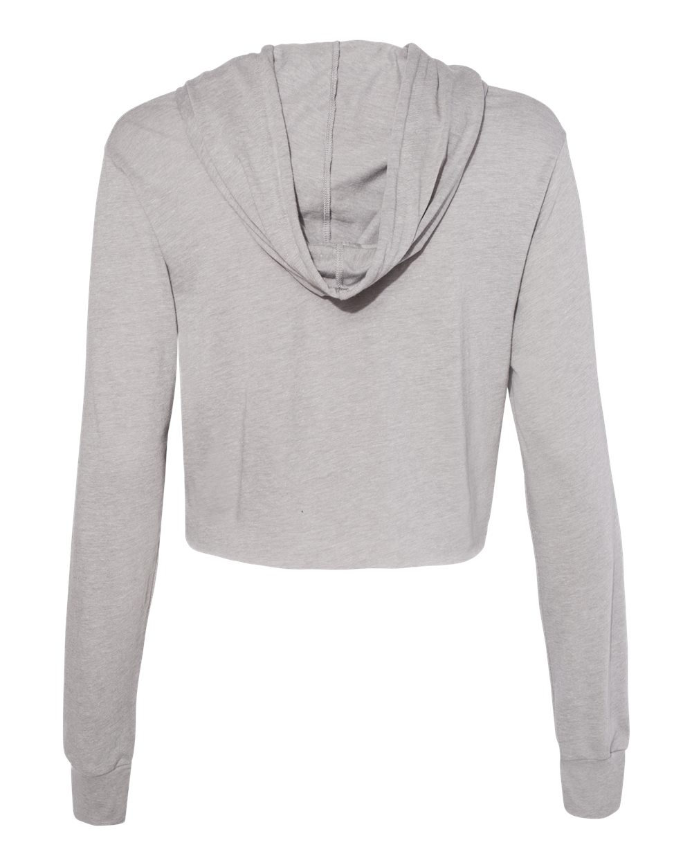 BELLA + CANVAS Women’s Triblend Crop Long Sleeve Hoodie - 8512