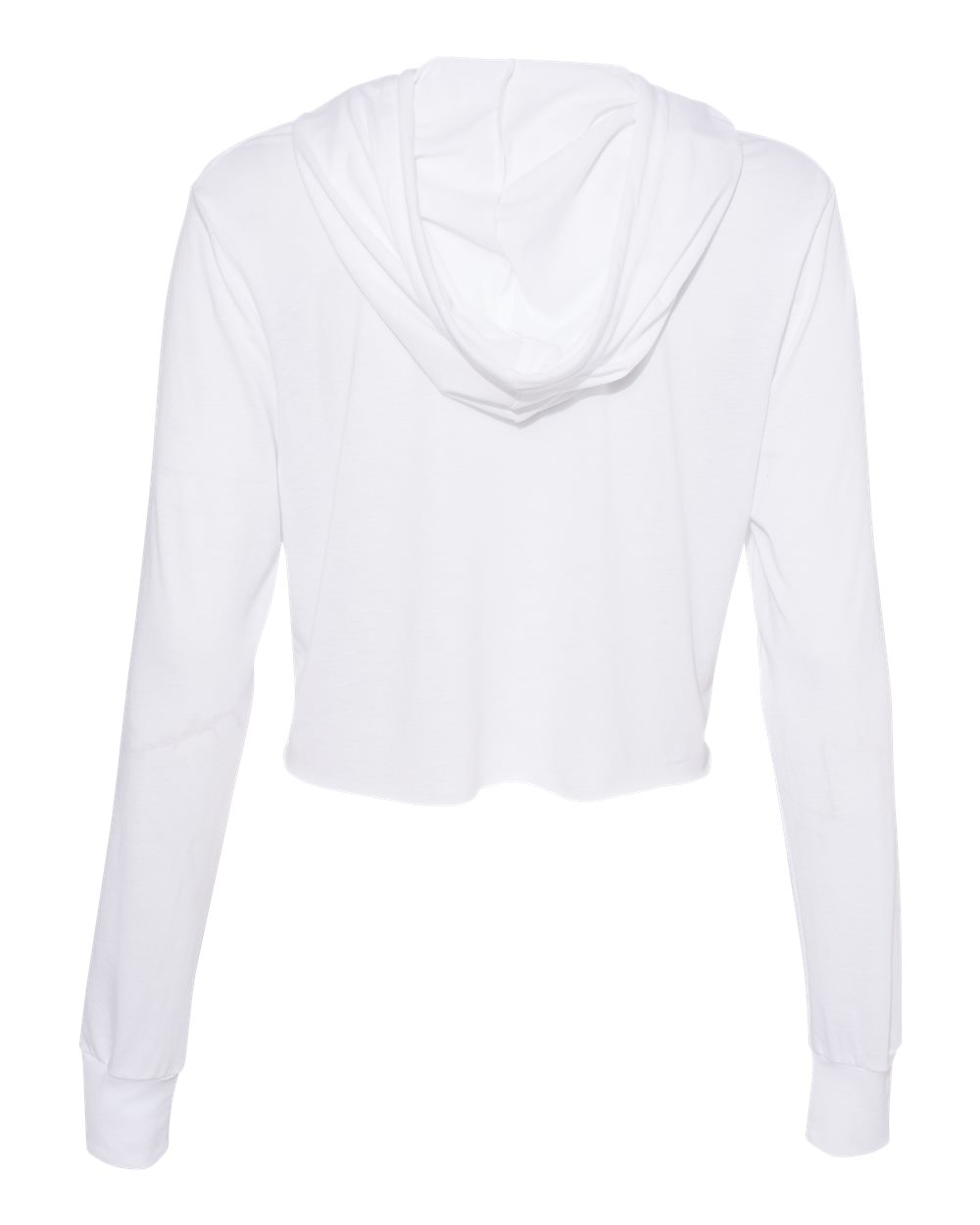 BELLA + CANVAS Women’s Triblend Crop Long Sleeve Hoodie - 8512