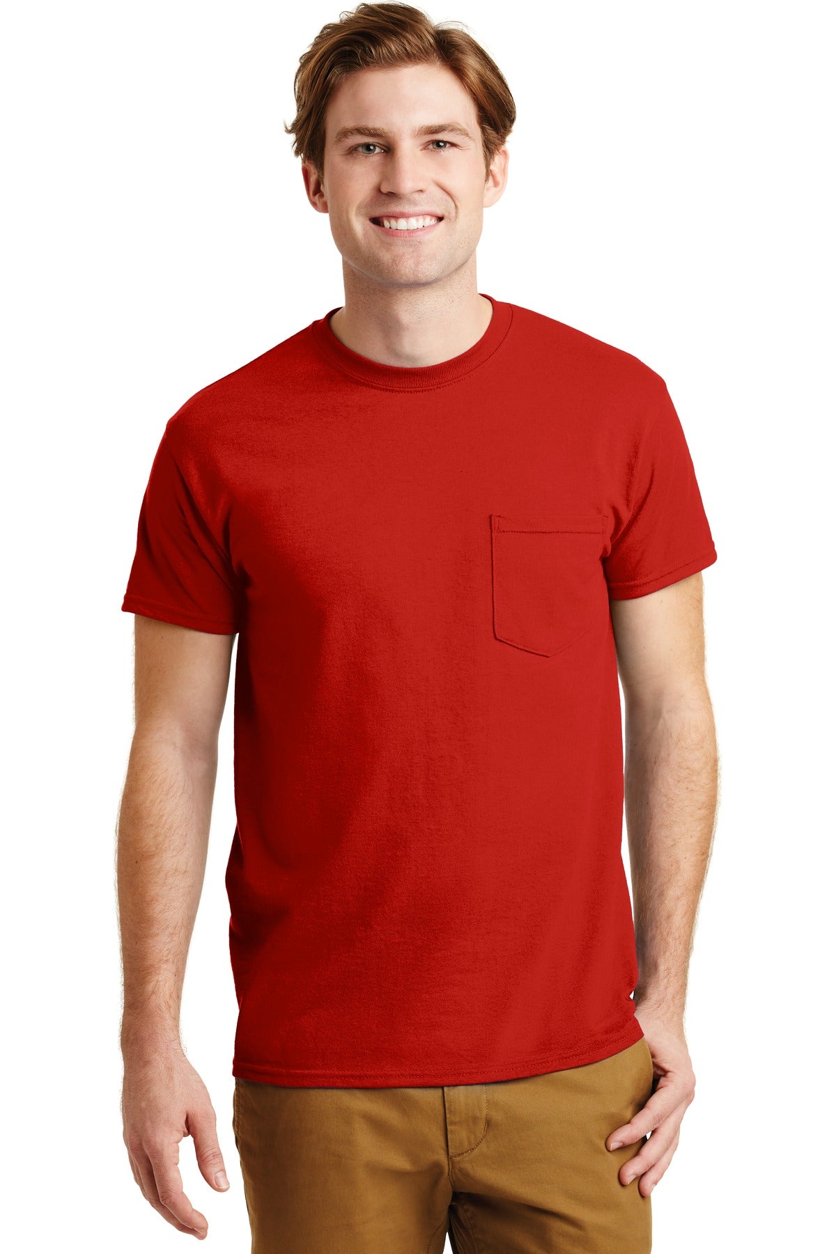 Gildan? - DryBlend? 50 Cotton/50 Poly Pocket T-Shirt. 8