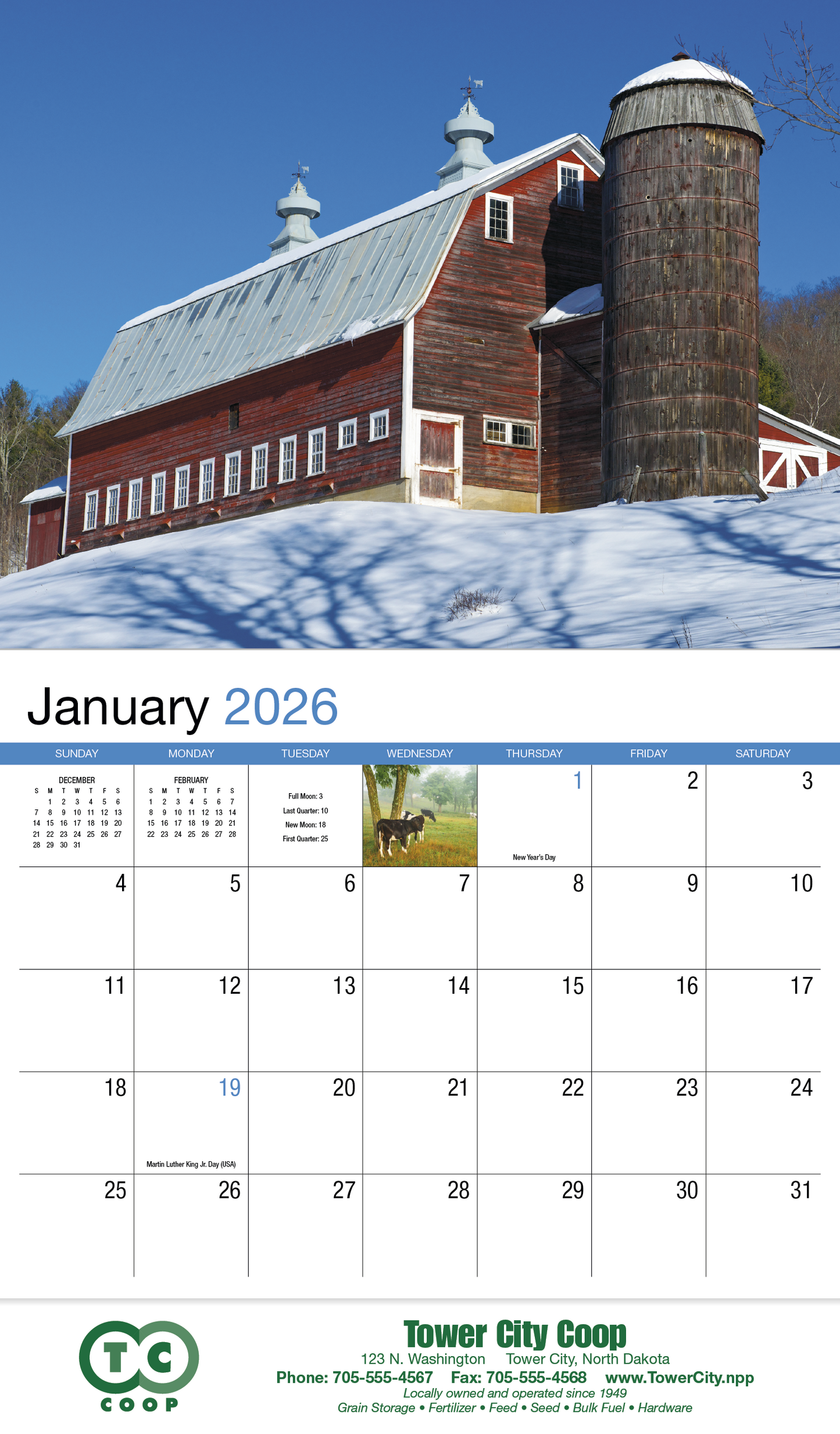 HotLine Products Americas Bounty Appointment Calendar Stapled-831