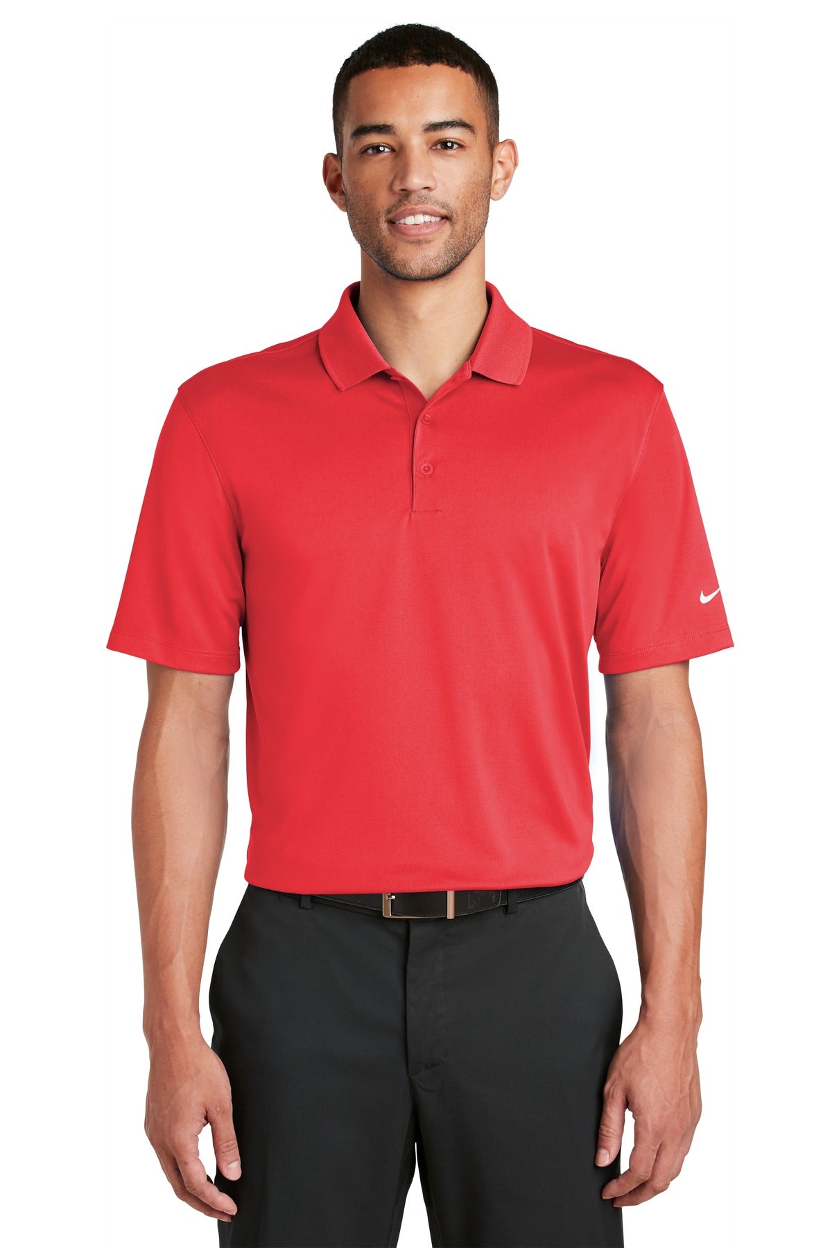 Nike Dri-FIT Classic Fit Players Polo with Flat Knit Co