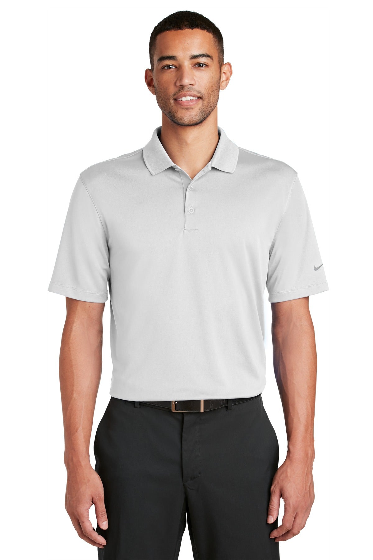 Nike Dri-FIT Classic Fit Players Polo with Flat Knit Co