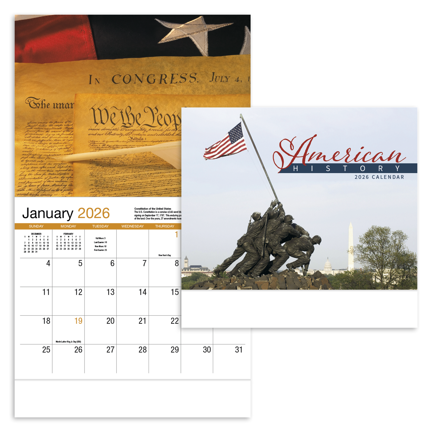 HotLine Products American History Appointment Calendar Stapled-839