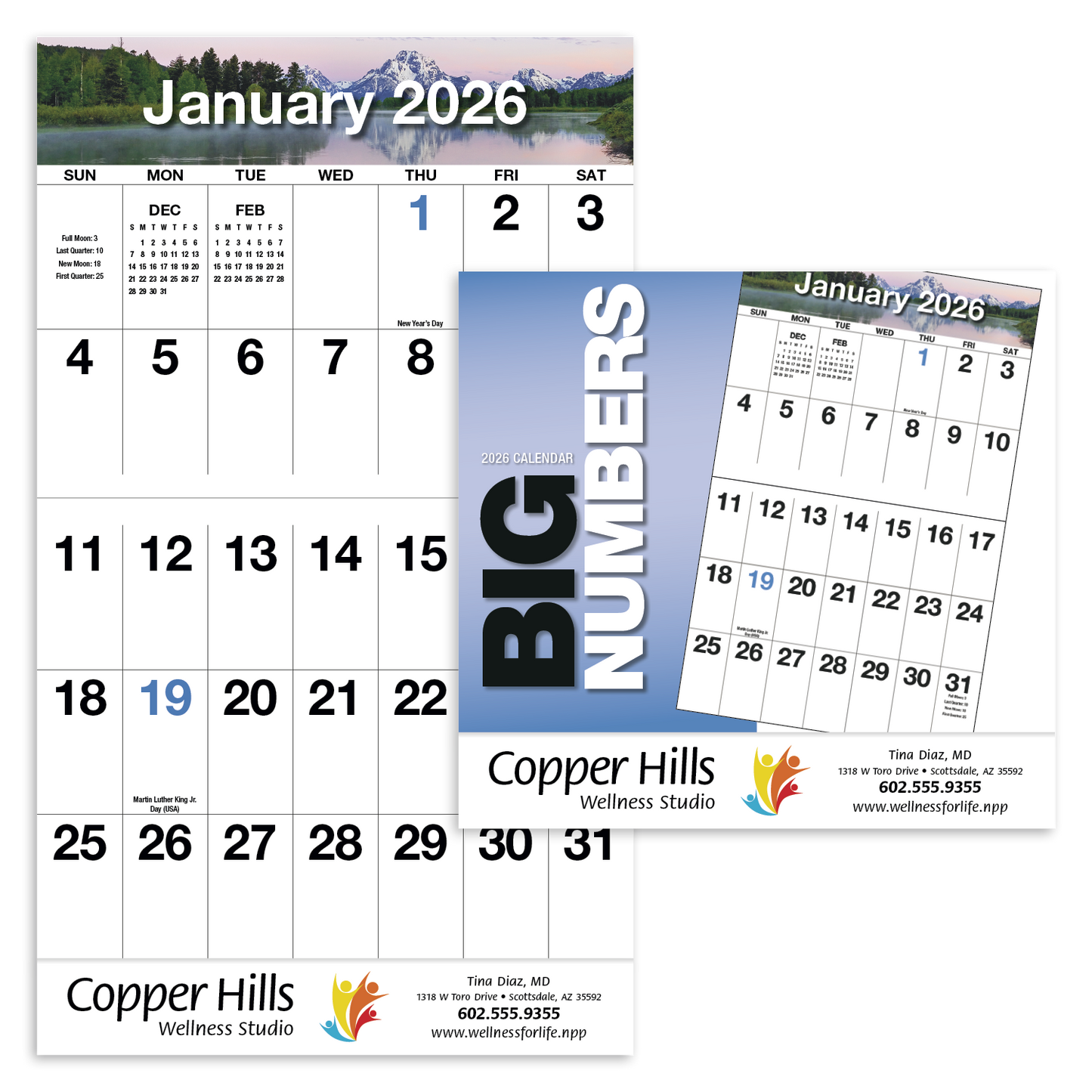 HotLine Products Big Numbers Appointment Calendar Stapled-841