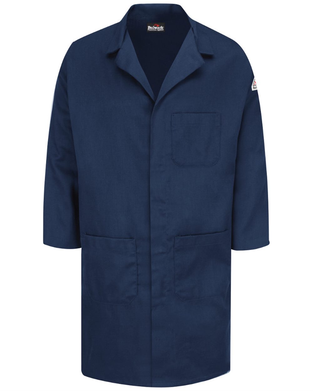 Bulwark Concealed Snap Front Lab Coat - EXCEL FR® ComforTouch® - 6 oz. - KLL6