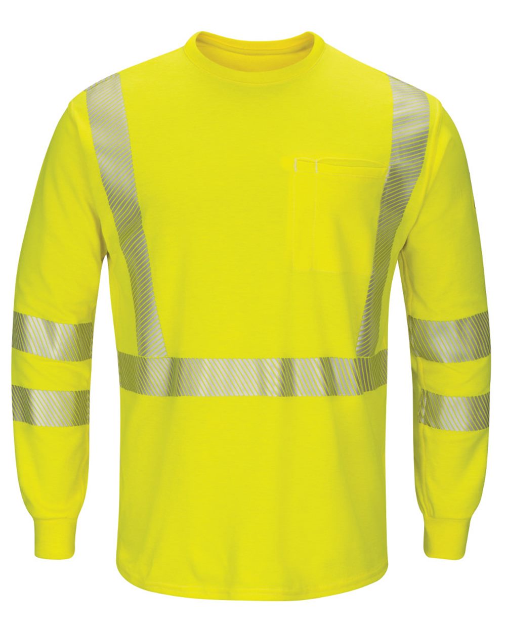 Bulwark Hi-Visibility Lightweight Long Sleeve T-Shirt - SMK8